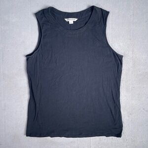 Pendleton Tank‎ Top Sleeveless Casual Embroidered Neck Black XL